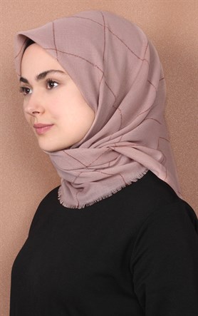 Fileli Coton Eşarp 1736-5