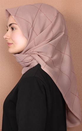 Fileli Coton Eşarp 1736-5