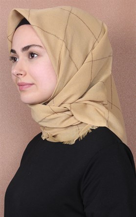 Fileli Coton Eşarp 1736-7