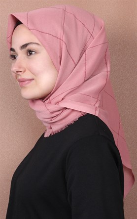 Fileli Coton Eşarp 1736-8