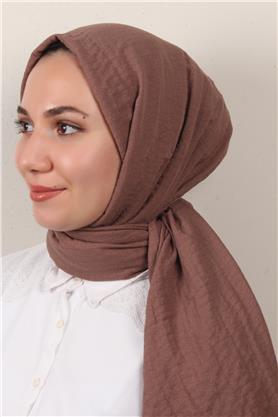 Fresh Pamuk Şal 1488-11 Koyu Pudra