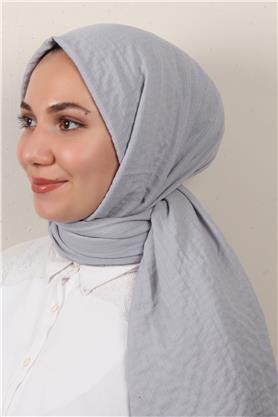 Fresh Pamuk Şal 1488-15 Buz Mavisi