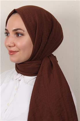 Fresh Pamuk Şal 1488-21 Çikolata Kahve