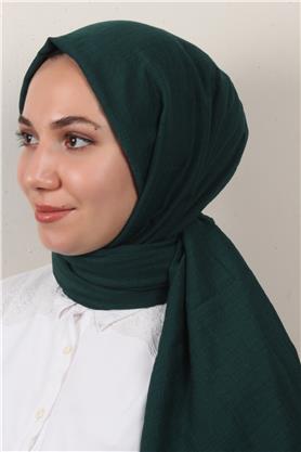 Fresh Pamuk Şal 1488-5 Zümrüt
