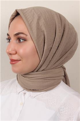 Fresh Pamuk Şal 1488-8 Koyu Taş