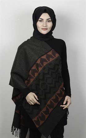 Geniş Omuz Şalı 5220-1
