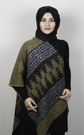 Geniş Omuz Şalı 5220-11