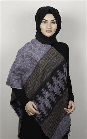 Geniş Omuz Şalı 5220-12