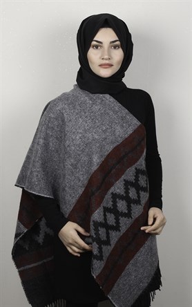 Geniş Omuz Şalı 5220-14