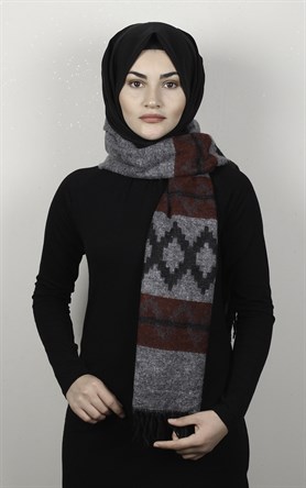 Geniş Omuz Şalı 5220-14