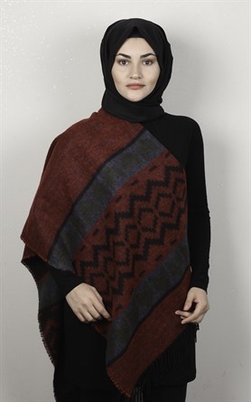 Geniş Omuz Şalı 5220-4