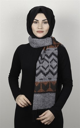 Geniş Omuz Şalı 5220-7