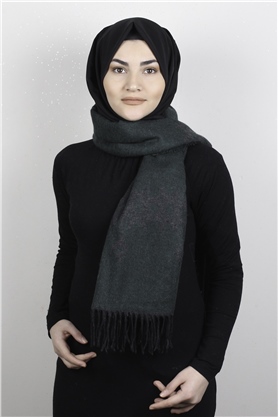 Geniş Omuz Şalı 5220-74 Yeşil