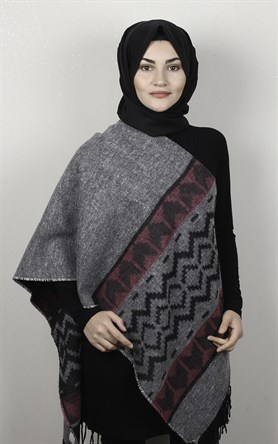 Geniş Omuz Şalı 5220-8