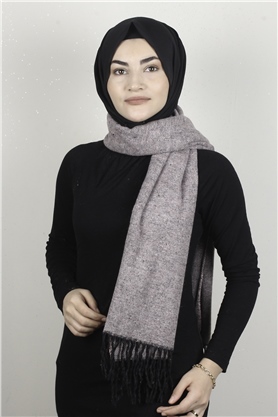 Geniş Omuz Şalı 5220-83 Pudra