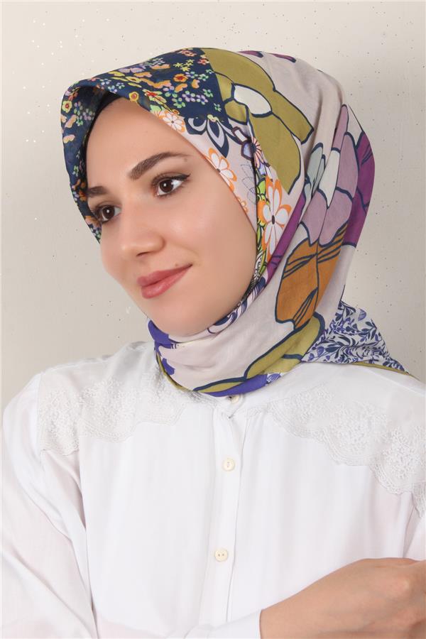 Gloria Eşarp 3083-10 Yağ Yeşili