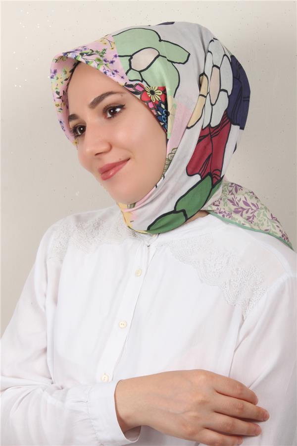 Gloria Eşarp 3083-7 Mint Yeşili