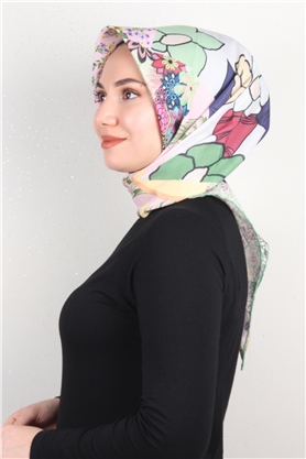 Gloria Eşarp 3083-7 Mint Yeşili