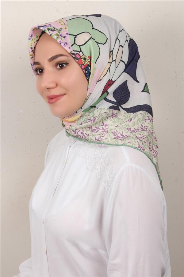 Gloria Eşarp 3083-7 Mint Yeşili