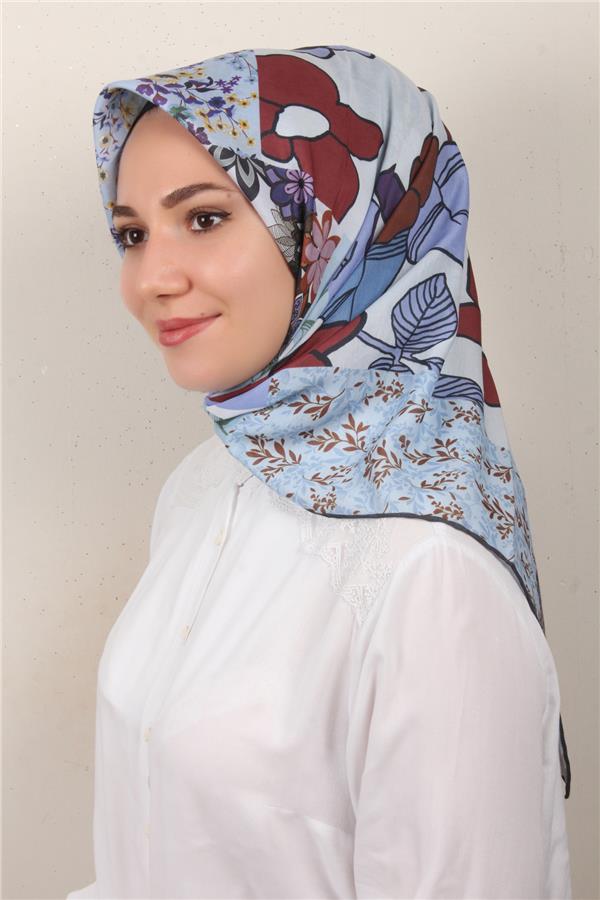 Gloria Eşarp 3083-8 Açık Mavi