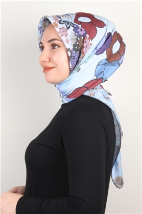 Gloria Eşarp 3083-8 Açık Mavi