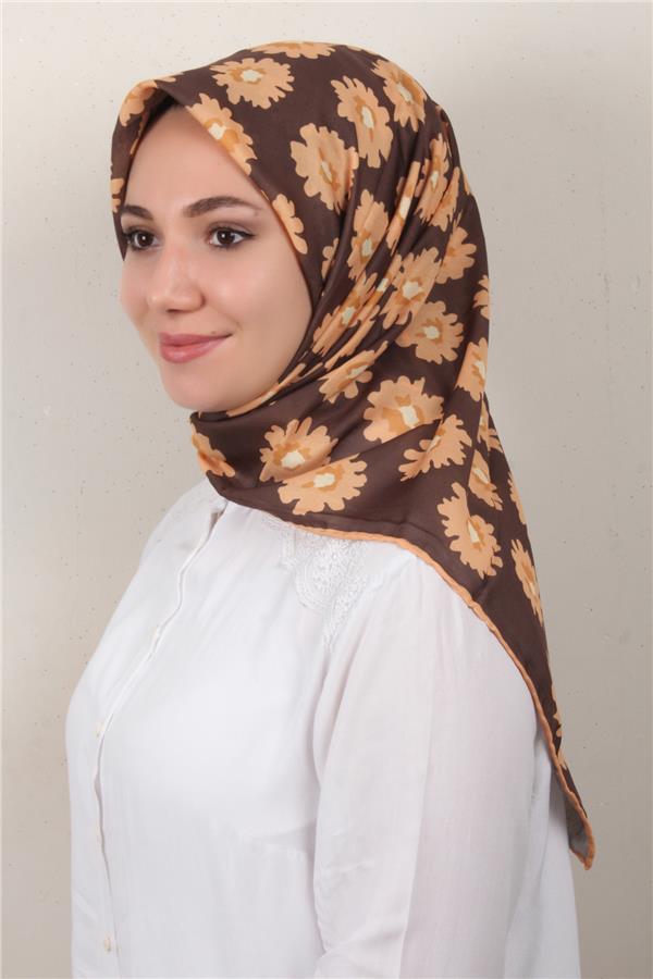 Gloria Eşarp 3084-5 Kahverengi