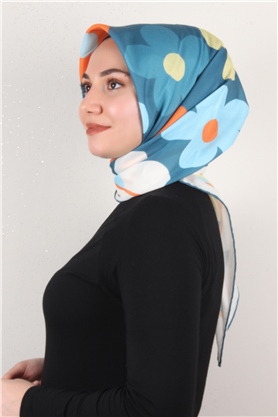 Gloria Eşarp 3086-12 Petrol Mavisi