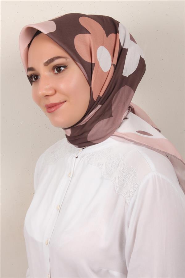 Gloria Eşarp 3086-3 Kahverengi