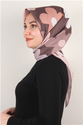 Gloria Eşarp 3086-3 Kahverengi