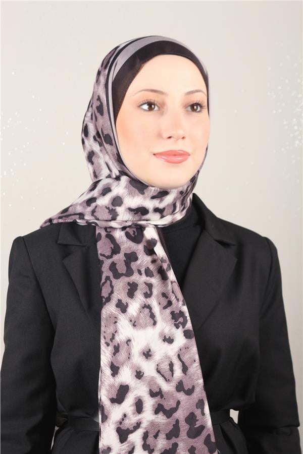 Gloria Soft Şal 4646-10 Siyah-Toprak 