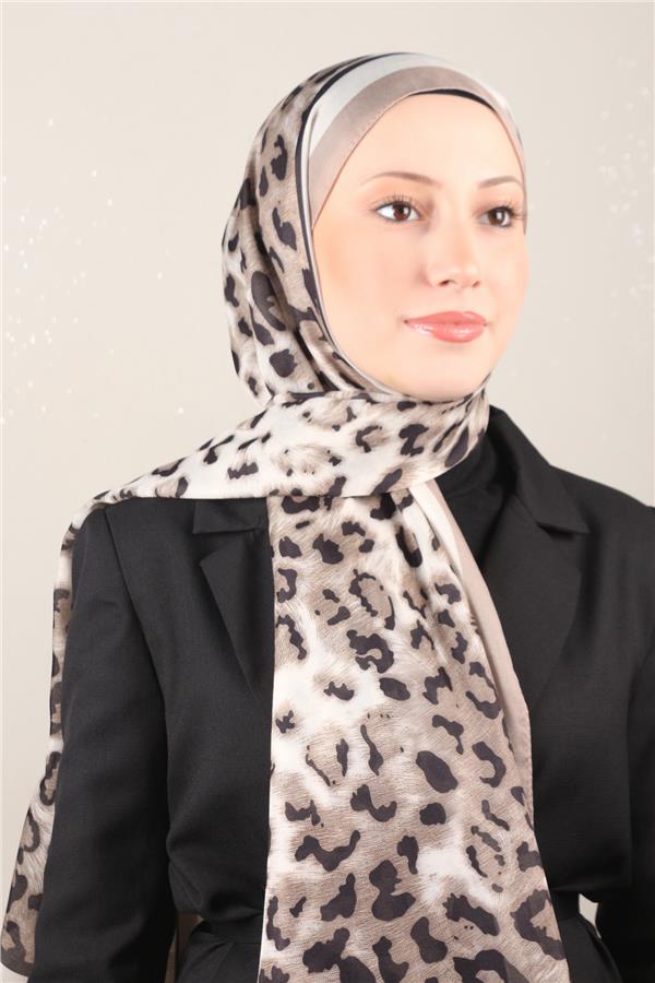 Gloria Soft Şal 4646-4 Sütlü Kahve  