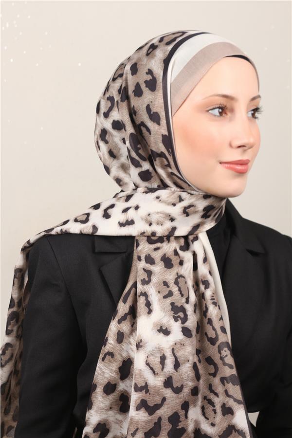 Gloria Soft Şal 4646-4 Sütlü Kahve  