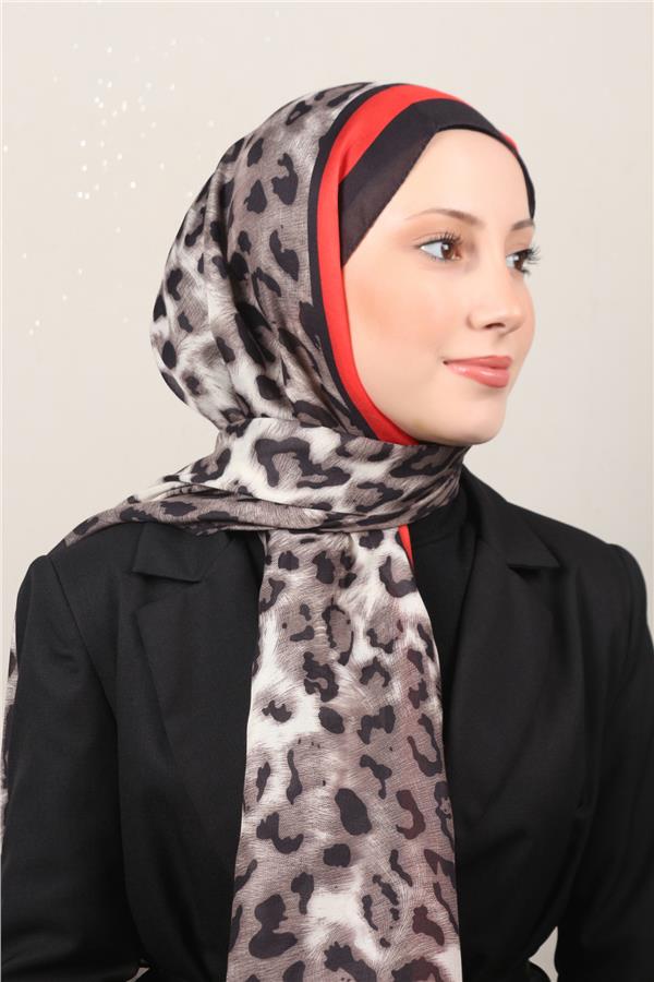 Gloria Soft Şal 4646-6 Kırmızı 