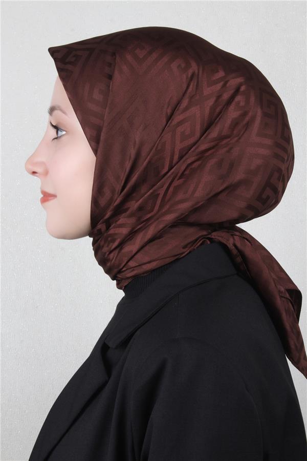 Golden Jakar Eşarp 4118-1 Acı Kahve