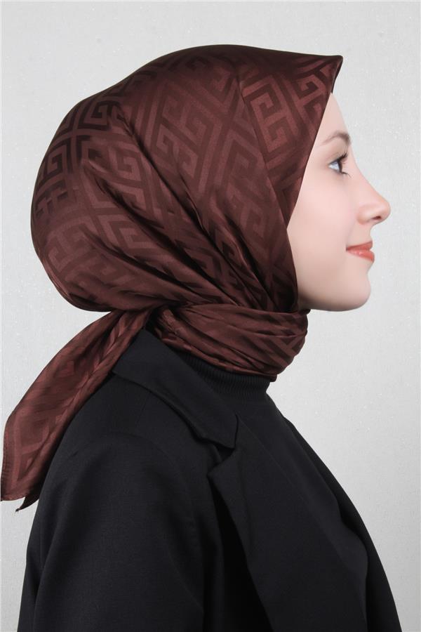 Golden Jakar Eşarp 4118-1 Acı Kahve