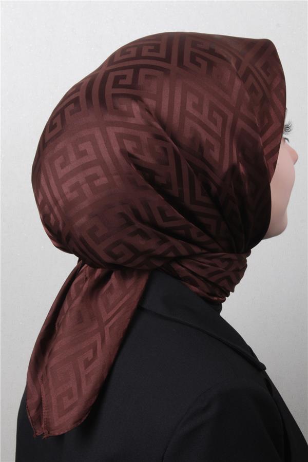 Golden Jakar Eşarp 4118-1 Acı Kahve