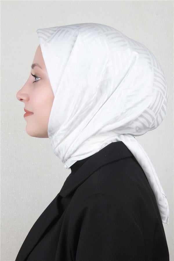 Golden Jakar Eşarp 4119-13 Beyaz