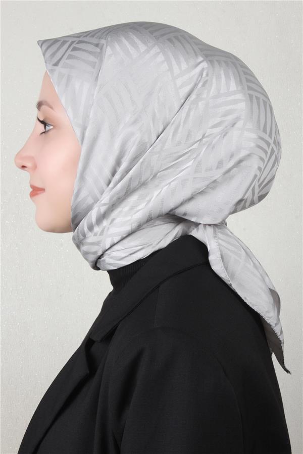 Golden Jakar Eşarp 4119-23 Gümüş