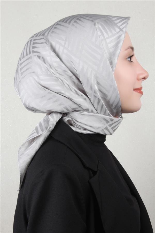 Golden Jakar Eşarp 4119-23 Gümüş