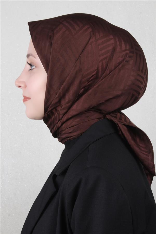 Golden Jakar Eşarp 4119-25 Acı Kahve