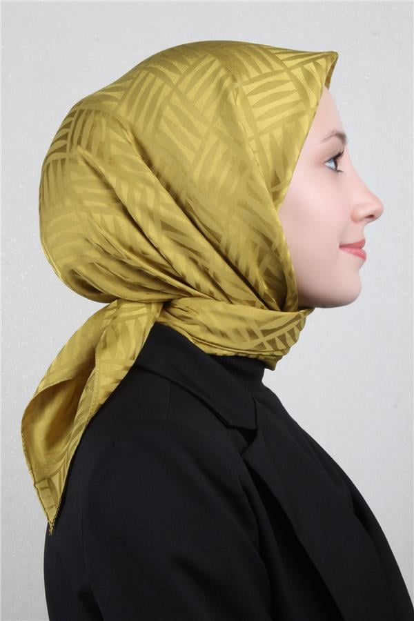 Golden Jakar Eşarp 4119-6 Yağ Yeşili