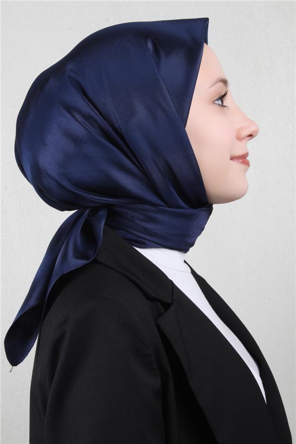 Golden Jakar Eşarp 4135-17 Lacivert