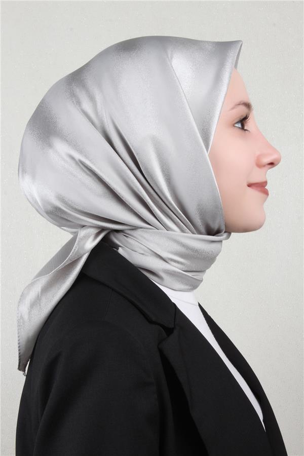 Golden Jakar Eşarp 4135-5 Gümüş