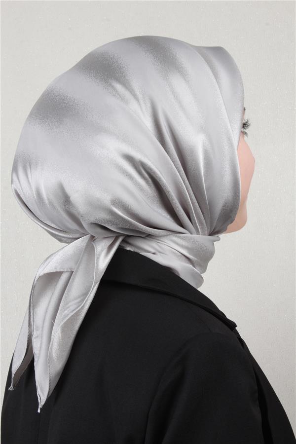 Golden Jakar Eşarp 4135-5 Gümüş