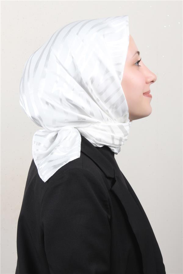 Golden Jakar Eşarp 4136-12 Beyaz
