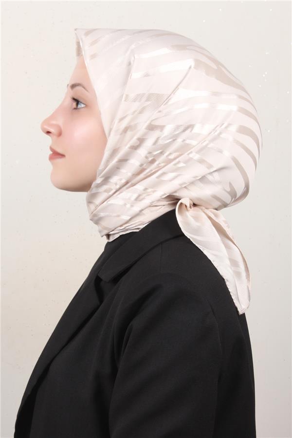 Golden Jakar Eşarp 4136-3 Açık Bej