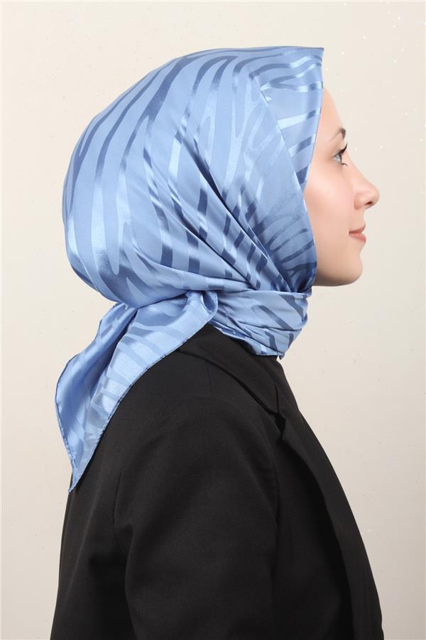 Golden Jakar Eşarp 4136-6 Açık Mavi