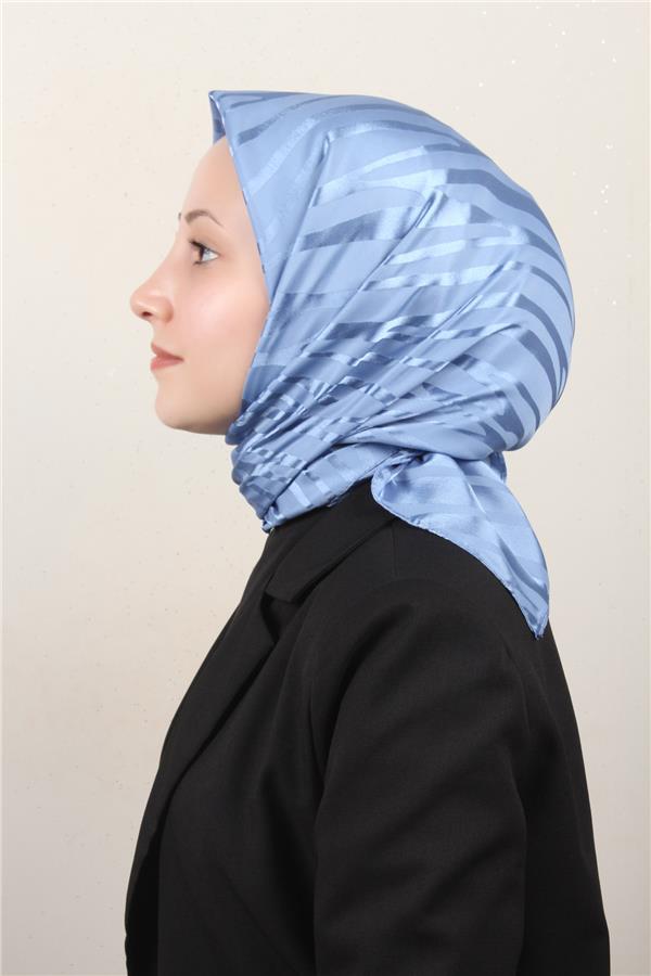 Golden Jakar Eşarp 4136-6 Açık Mavi