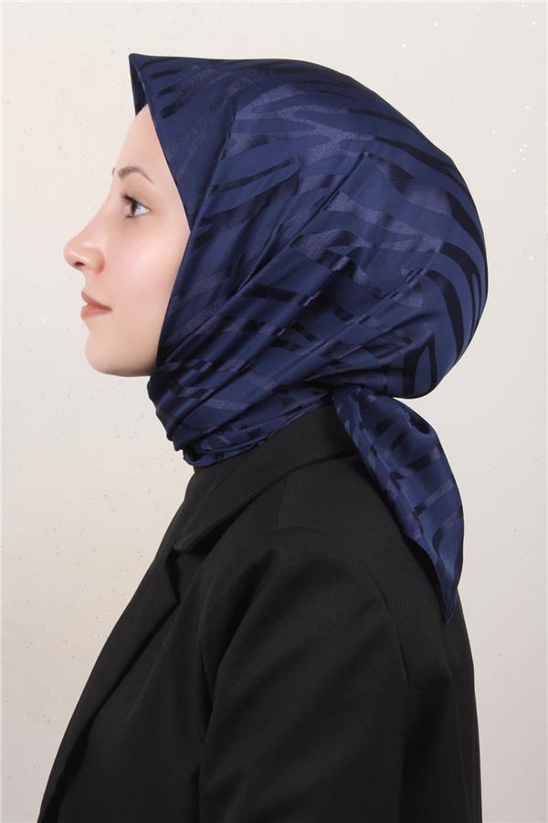 Golden Jakar Eşarp 4136-7 Lacivert