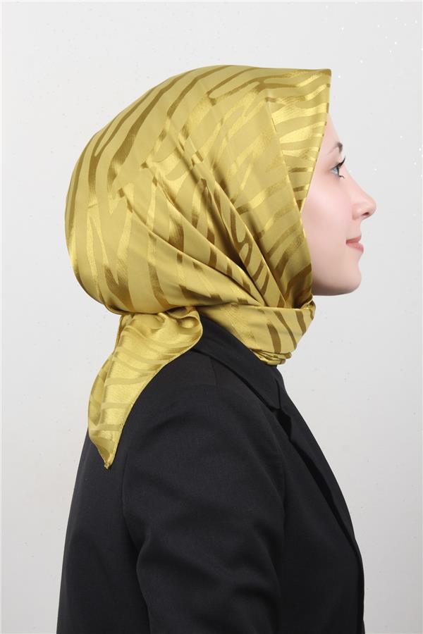 Golden Jakar Eşarp 4136-9 Yağ Yeşili